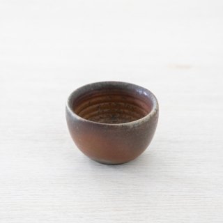 【橘皮金箔】台湾焼き〆 茶杯 窯中作品 一点物