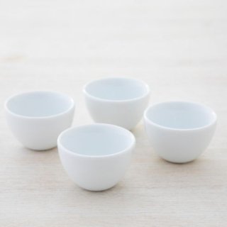 【白磁】茶杯 不倒杯 4個セット