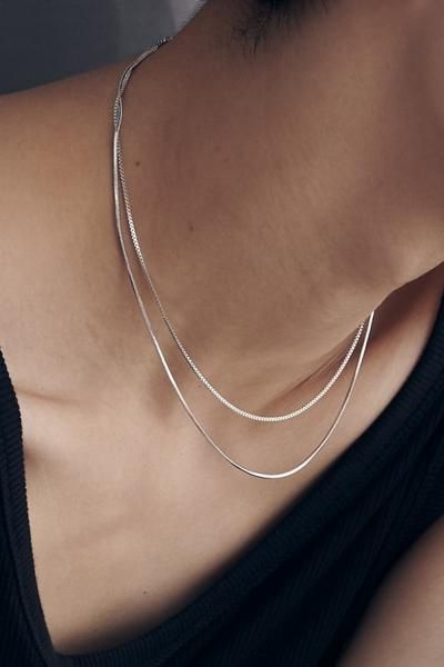 elegant double-necklace