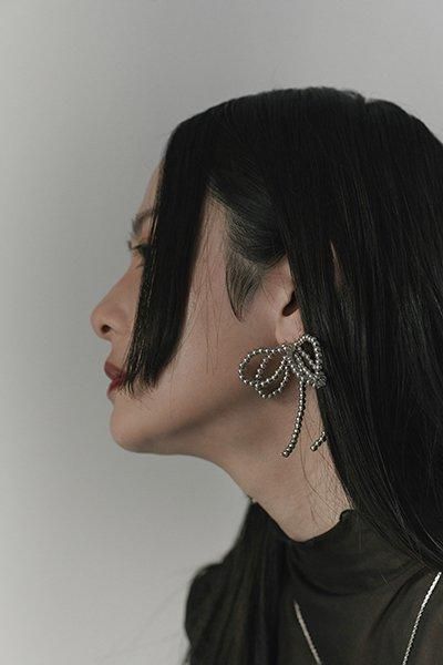 double ribbon metal beads  pierce