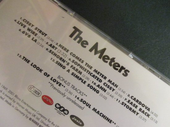 ◆ CD ◇The Meters ： The Meters (( Soul )) (( 「Cissy Strut」収録 / リマスター /  ボーナストラック