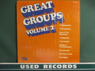  VA  Great Groups Volume #2 LP  (( Skyliners / Mystics / Tokesn / Randy & The Rainbows ¾