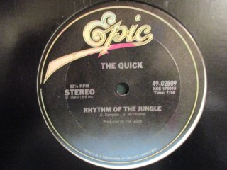 The Quick  Rhythm Of The Jungle 12''  c/w To Prove My Love (( Early 80's Disco 쥯ȥ Funk!
