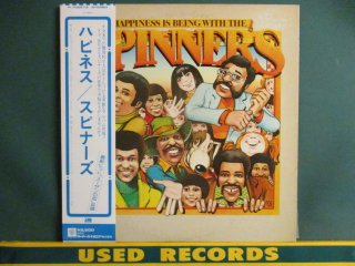 Spinners  Happiness Is Being With The Spinners LP  (( 76ǯR&B No.1 ҥå !The Rubberband Man׼Ͽ