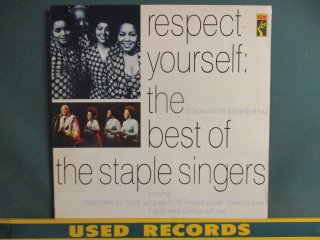 The Staple Singers  Respect Yourself The Best Of Staple Singers LP  (( 70's Stax Gospel Soul
