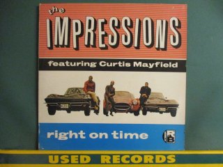 The Impressions Featuring Curtis Mayfield  Right On Time LP  (( 60's MODS R&B BEST!