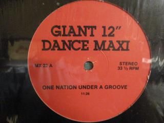 Funkadelic  One Nation Under A Groove 12''  c/w (Not Just)Knee Deep (( ξ̶R&B㡼No.1ҥå