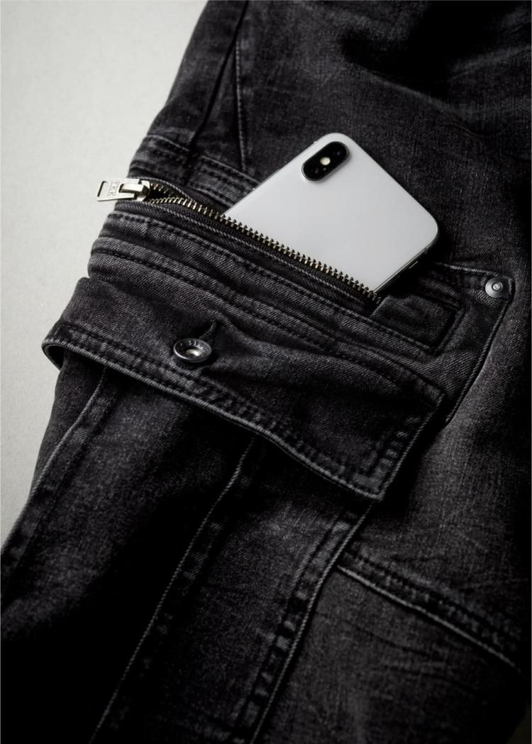 STUD'S|ブラックデニムカーゴ|オシャレでかっこいい作業着・作業服 STUD'S|ブラックデニムカーゴ|オシャレでかっこいい作業着・作業服