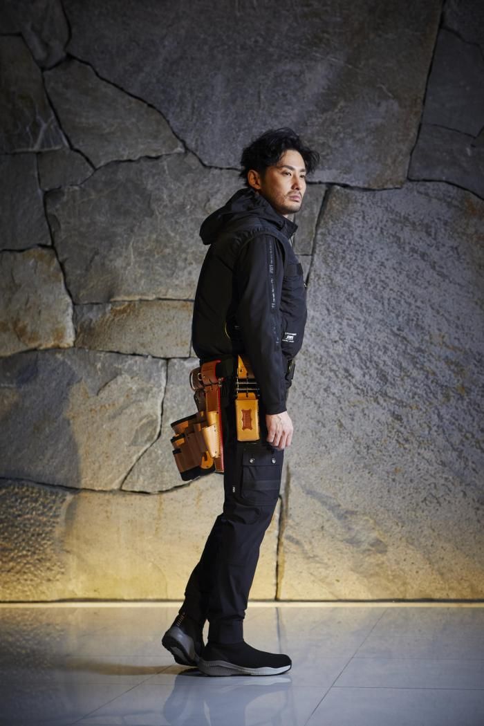 【SUKALA】新作 リブヨギーニパンツ ブラック Mサイズ スタッズ（STUD'S） | CORDURA® | おしゃれでカッコイイ作業着