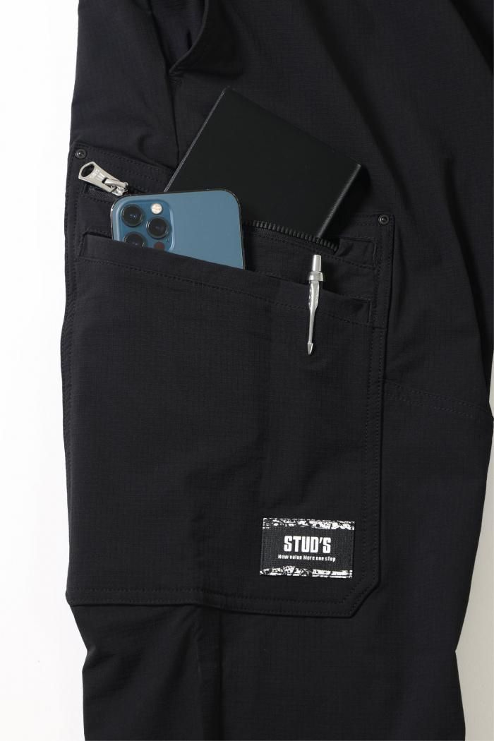 DimMoire スタッズカーゴパンツ Mサイズ ブラック ◇◇-𝑫𝒊𝒎𝑴𝒐𝒊𝒓𝒆 𝟐𝟎𝟐𝟑 𝑯𝒂𝒍𝒍𝒐𝒘𝒆𝒆𝒏-◇◇ 【 CROSS