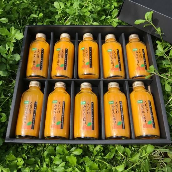 和歌山県産 くちどけみかんしぼり 180ml10本セット | 有田みかん 和歌