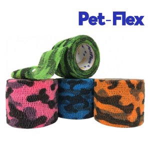 Pet-Flex　カラフル包帯　５ｃｍ幅　カモフラージュ柄