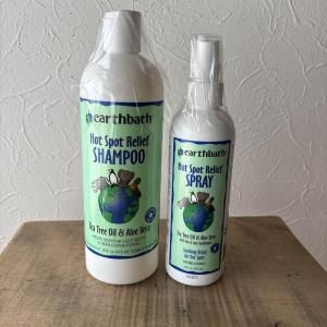 かゆみを抑えるホットスポット シャンプー&スプレー EARTHBATH Hot Spot Relief