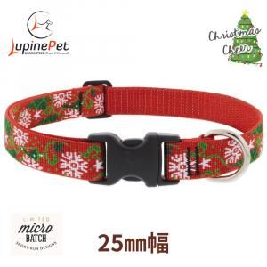 <img class='new_mark_img1' src='https://img.shop-pro.jp/img/new/icons15.gif' style='border:none;display:inline;margin:0px;padding:0px;width:auto;' />クリスマスチアー柄 LUPINE25mm幅 Christmas Cheer