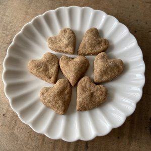 【2月限定】手作りドッグクッキー「マルチシリアル味」ハート型