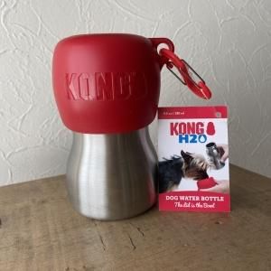 KONG・容量280ml・ H2Oステンレスウォーターボトル【色:レッド】 サイズ・小