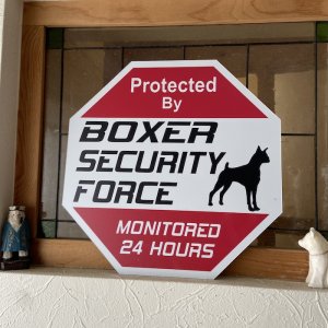 1ۥܥ24ִƻ極ܡ Boxer Yard Sign Security Force