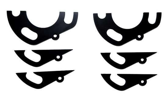 ダイハツ用キャンバープレートスペーサー3度、5度リア用 トー角度