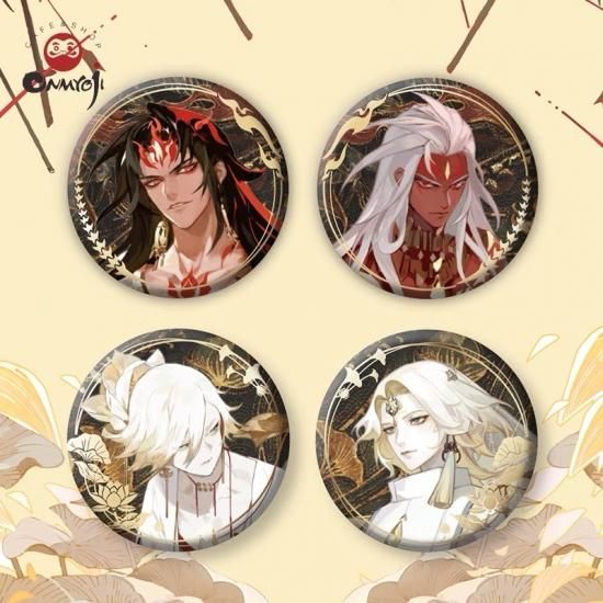 陰陽師本格幻想 RPG CP28 アクリルスタンド 缶バッジ 阿修羅 帝釈天