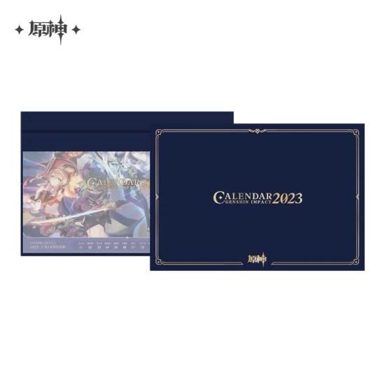 原神　2022記念カレンダー　公式品 在庫】原神Genshin 2023年 卓上カレンダー - 丸の猫（株）
