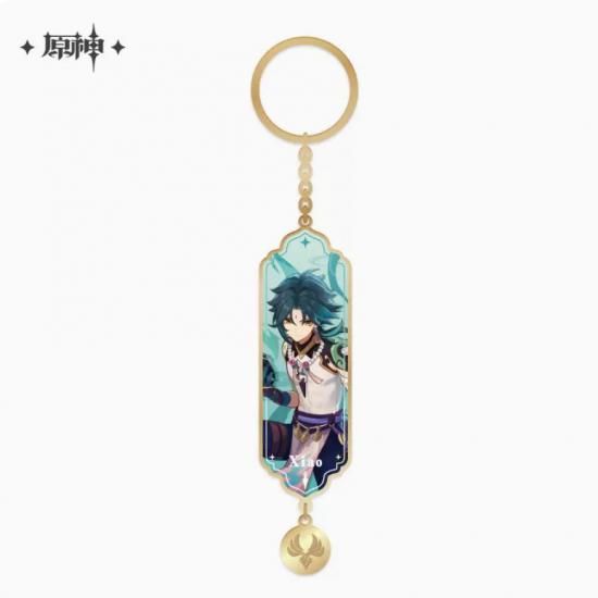 メタルキーホルダー 魈 原神 原神 キャラ立ち絵シリーズ メタルドロップキーホルダー 魈 Genshin