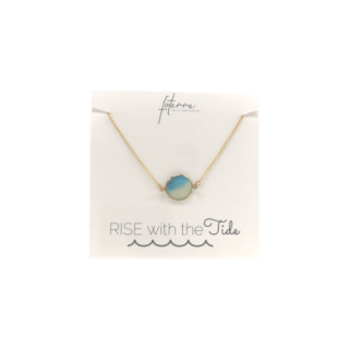  Foterra Jewelry ϥ磻γ򶻸˾Rise with the Tideץͥå쥹14kɥեɡˤξʲ