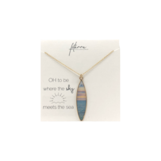  Foterra Jewelry ˥ϥ磻ζȳOh to be where the sky meets the seaץͥå쥹14kɥեɡˤξʲ