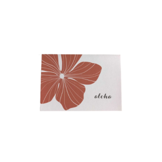 『BRADLEY&LILY』 大人のハワイを感じるデザイン！／メッセージカード／花柄Aloha（ピンク）の商品画像