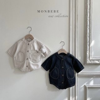 <img class='new_mark_img1' src='https://img.shop-pro.jp/img/new/icons13.gif' style='border:none;display:inline;margin:0px;padding:0px;width:auto;' />2022aw【monbebe】bebe denim long rompers ／＊(S081)