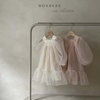 2022aw【monbebe】 Orsay tulle dress ／*(S09)