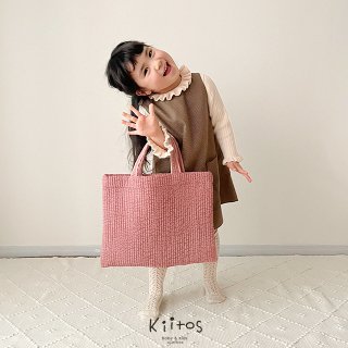 KiitosOriginal ：ヌビ レッスンバッグ・上履き入れ【ピンク】