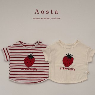 2023s 【aosta】sweet strawberry Tシャツ ／* (A031)★