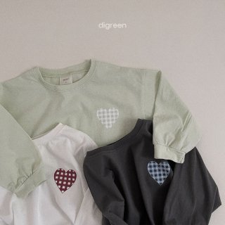 2023s【dig】3color：love u Tシャツ/* (N041)
