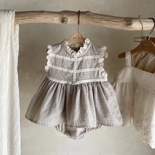 2023s【Anne】amelia lace rompers /*(S041)