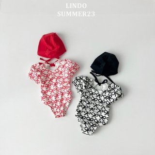 2023s 【Lindo】 ribbon sweam wear & hat set /* (J04)★