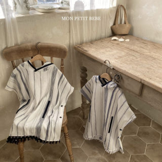 2023sMon petitete poncho beach towel /* (N04)