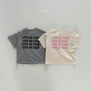2023s【Bonit】love on tour Tシャツ /*(N05)★