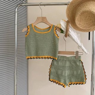 2023s 礭ʥޤǡ pumpkin summer knit set up /C(B05)