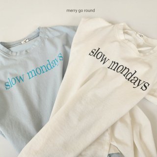2023s 【merry】slow monday Tshirt /*(N051)★