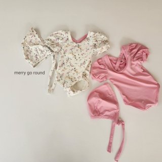 2023s 【merry】puff sleeve swim wear  /*(N051)★