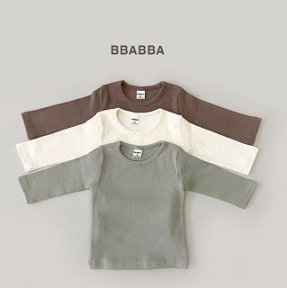 2023aw【BBABBA】Baby：bebeラウンドTシャツ /* (N09)