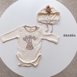 2023aw【BBABBA】Baby：bunnyちゃんロンパースset /* (N09)