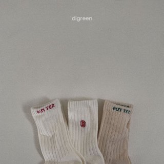 2023w1【digreen】Butter socks /* (N10)★