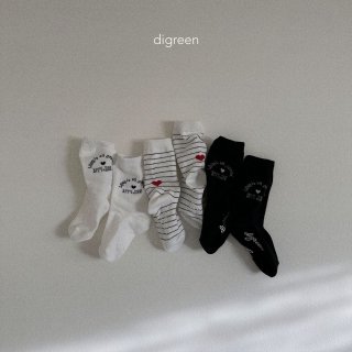 2023w1【digreen】love socks /* (N10)★