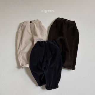 2023w1【digreen】corduroy pants /* (N10)★