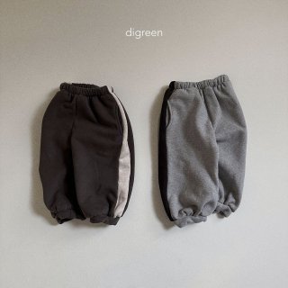 2023w1【digreen】line jogger pants /* (N10)★
