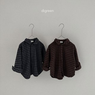 2023w1【digreen】square shirt /* (N10)★