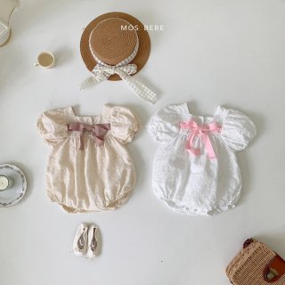 <img class='new_mark_img1' src='https://img.shop-pro.jp/img/new/icons13.gif' style='border:none;display:inline;margin:0px;padding:0px;width:auto;' />2024ssMOS BEBE5  Ribbon tie  rompers /* (S04) 