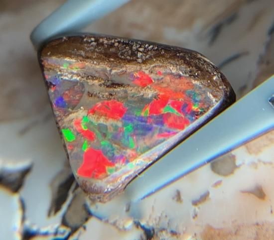 セール オーストラリア産 ウッドクリスタルオパール ルース Wood Opal 2301053(4周年記念価格) - TEN-SEKI