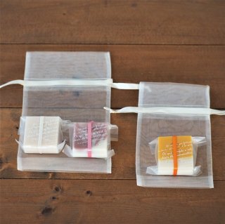 オーガンジー袋（Ｍ）石けん1〜2個サイズ